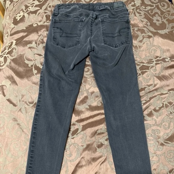 American Eagle Black Skinny Jeans Size 2 - Picture 3 of 5